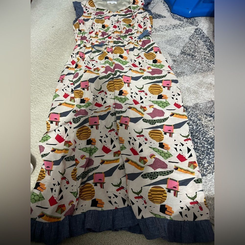 Thml medium graphic midi dress - Picture 2 of 8